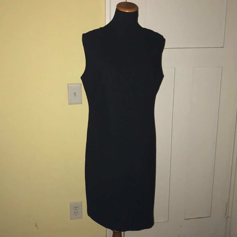Black sheath Talbots dress.